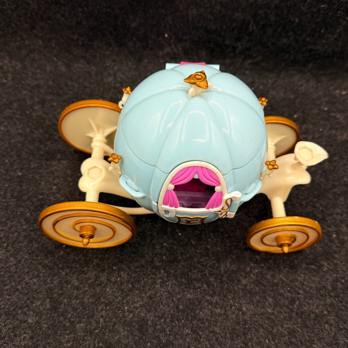 VTG 1999 Polly Pocket Cinderella Carriage With Figures NO KEY | eBay