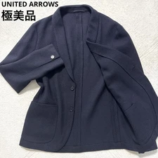 United Arrows Tailored Jacket Wool 2B Encon 50 Navy