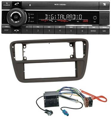 Kienzle Bluetooth MP3 USB DAB Autoradio für Seat Mii Skoda CitiGo 2011-2016 schw