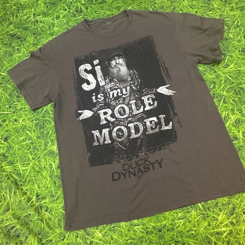 Camiseta grande Duck Dynasty Uncle Si para hombre modelo a seguir algodón con licencia 2013 A&E Foto 2 de 4