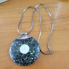 Vintage 925 Sterling Silver Italy Herringbone Shiva Eye Abalone Necklace — photo 6