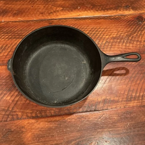 Wagner Ware Sidney -0- 1088 J Vintage Antique Cast Iron Deep Skillet #8