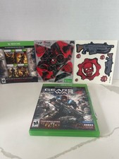 Gears of War 4 Xbox One Walmart with Unused Codes Gears 1 2 3 Judgment Skin CIB