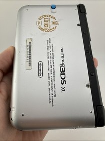 Nintendo 3DS XL Mario Theme The Year of Luigi Handheld System Blac/Silver- WORKS