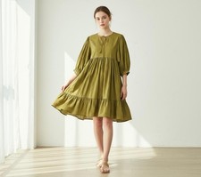 Indian Boho Printed Cotton Dress Colourful Summer Mom Comfy Travel Wear