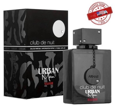 Club De Nuit Urban Man Elixir 3.6OZ 105ML Eau De Parfume Spray In Box Fast Ship