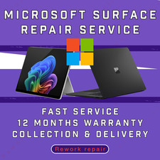 Surface Laptop Tablet Repair Service - Water Damage, Screen, Charging port, Wifi