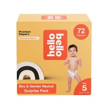 Hello Bello Premium Diapers, Size 5 27 lbs Surprise Pack for... USA FAST SHIP