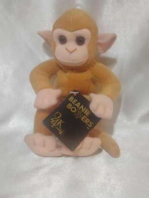 24K BEANIE BOPPERS ''See No'' THE MONKEY 1997 PLUSH ANIMAL  SPECIAL EFFECTS - NWT