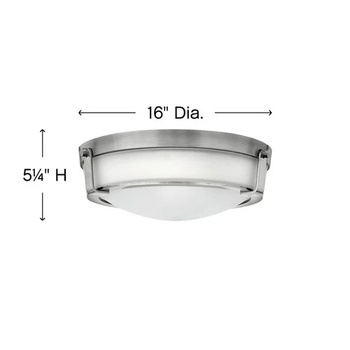 Hinkley Lighting 3225 Hathaway 3 Light 16"W Flush Mount Bowl - Brass - Picture 11 of 11