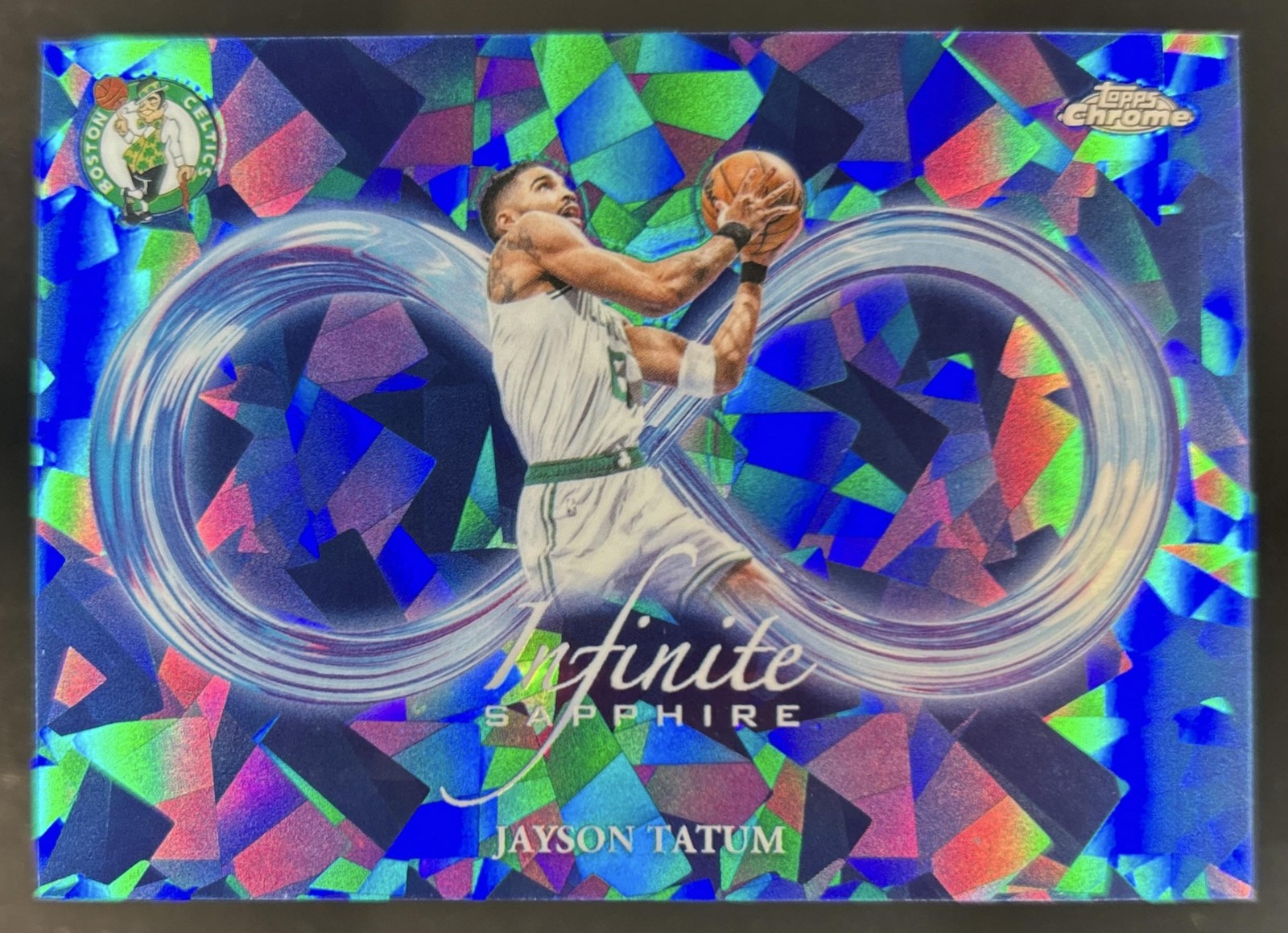 2025-26 Chrome Update Sapphire Jayson Tatum #INF-12 Infinite