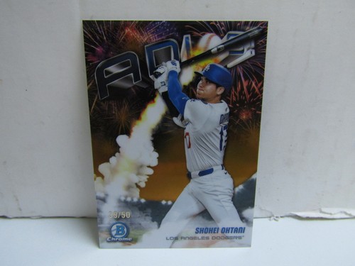 2025 Bowman Chrome Shohei Ohtani Adios Gold Refractor /50 Dodgers