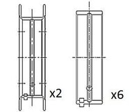 Fai Autoparts Kurbelwellenlager BM1016-050 FüR Opel Suzuki