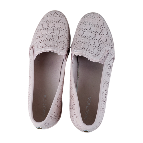Nautica Sunchaser Shoes Womens 7.5 Pink Loafer Perforated Slip On - Picture 7 of 10