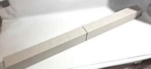 ONYX by Novik End Trim 2" x 24" Ledge Mortar Gray New Old Stock