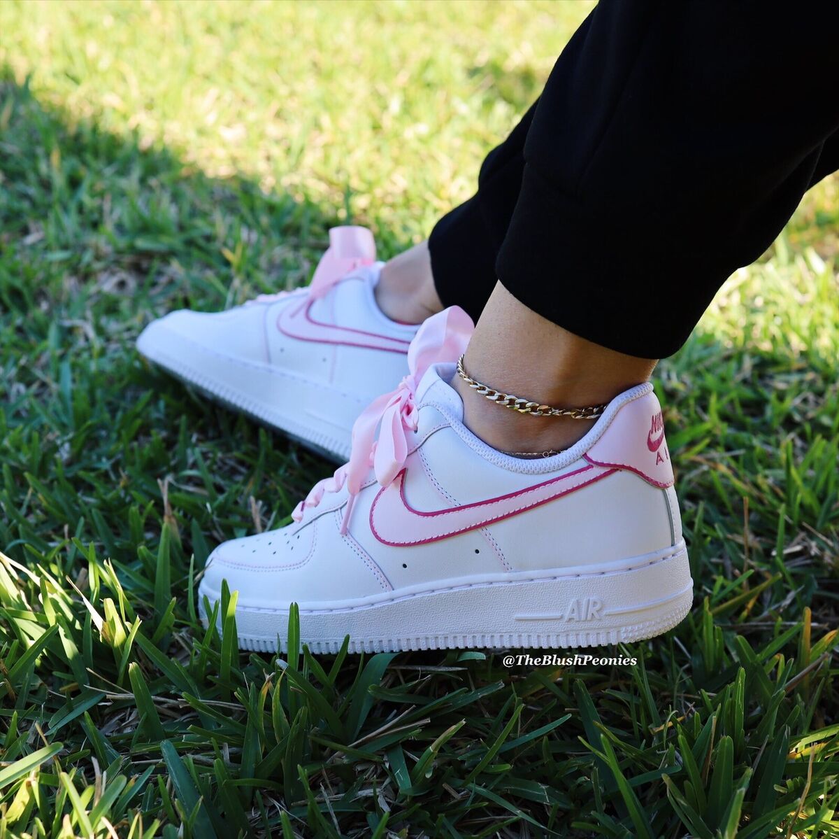 Buy Bubble Gum Pink Custom Air Force 1 Sneakers Low/mid/high Online in  India 