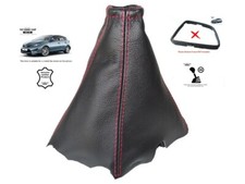 Schaltmanschette Schaltsack Fur Toyota Auris 2 2012-18 Leder Naht Rot