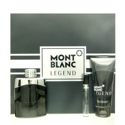 Montblanc Mont Blanc Legend Set EDT 100 ml + ASB 100 ml + EDT 7,5 ml NEU OVP
