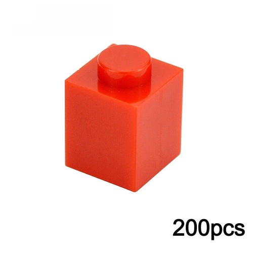 200 Pieces New 1x1 Blocks Bricks For Lego Building Parts Bulk Lots Pick Color - Picture 10 of 37