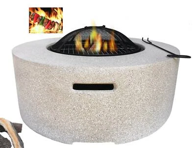 New Windsor Designer Outdoor Firepit Bbq Fire Pit Mgo Lightweight