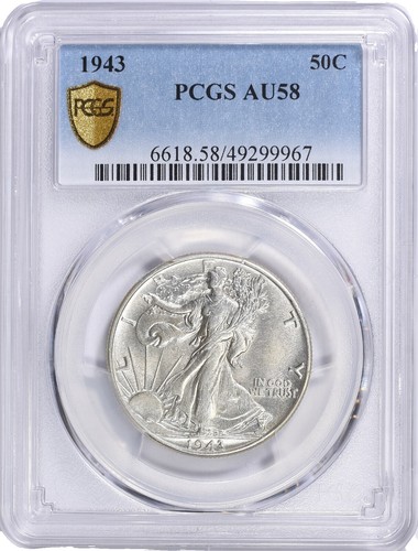 1943 Walking Liberty Half Dollar 50c PCGS MS62 | eBay