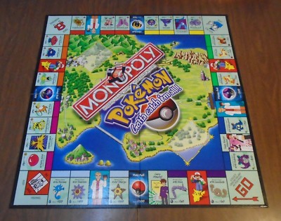 Monopoly Pokemon 1999 Replacement Parts Deeds & Cards Hotels