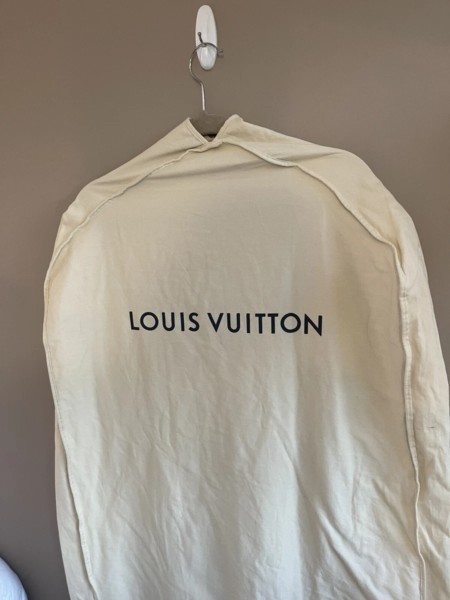 LOUIS VUITTON Canvas Fabric Garment Bag 46 X 23 X 4” Dress Suit