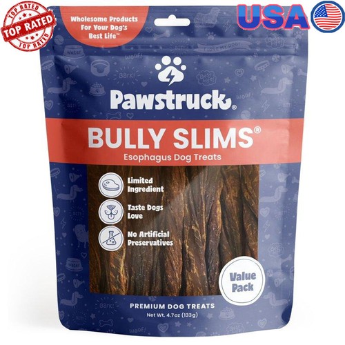 Natural Beef Bully Chew Sticks Dogs Dental & Joint Health Support 4.7