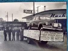 AMC Nash Rambler giveaway DAV veterans 1946 Cinderella Club photo