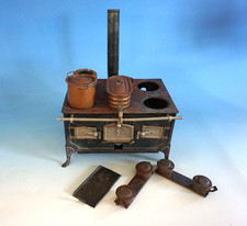 Puppenherd Herd Blech um 1900 Umkreis Bing / Bub Nürnberg (F024-739)