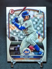 William Lugo 1st Rookie Card RC 2023 Bowman Prospects BP-141 New York Mets