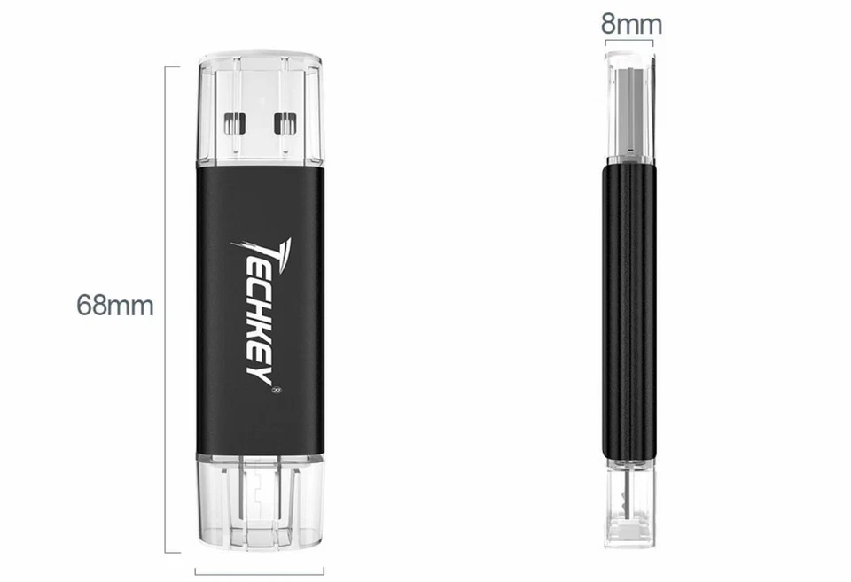Clé USB 4 Go 2.0 2 en 1 OTG Windows iOS Android Stockage Flash - Photo 4/4
