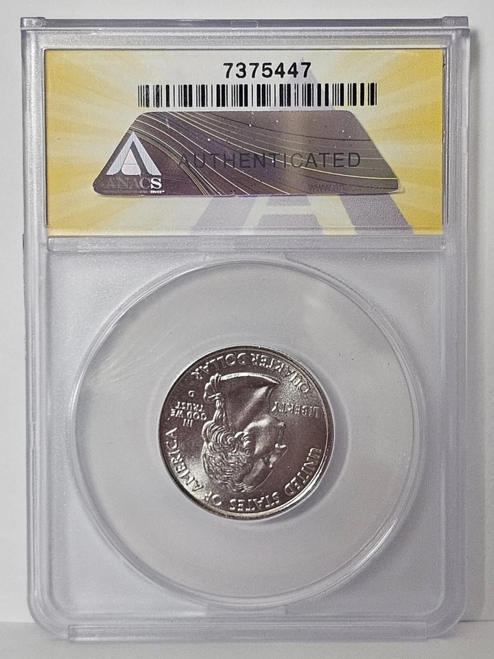 2006-D Nevada 25C ANACS MS 68 Satin Washington Quarter - Image 2 of 4