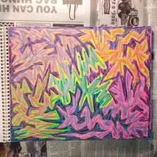 Drawing 11X14" Oil Pastel on Paper