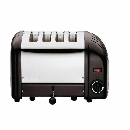 Dualit Classic Vario Four Slot Toaster 4 Slice Black and Stainless Steel Finish - Picture 4 of 5