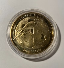 New Dogecoin Crypto Commemorative Coin in Protective Plastic Case