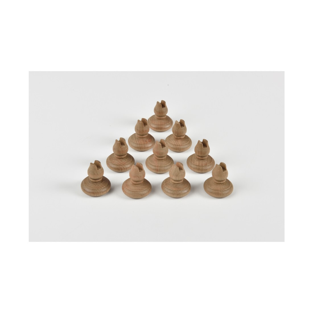 Amati AM5685-02 Colonnine in legno x basamento altezza 28 mm (10 pz) modellismo foto 2