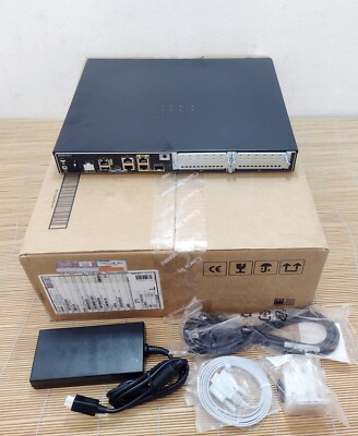 Neu Cisco ISR4321-SEC/K9 Cisco ISR 4321 Security Bundle w/SEC Lic New Open Box