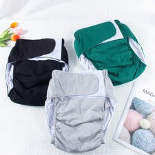1PC New Adults Washable Incontinence Underwear Diaper Pants Reusable Leak-proof