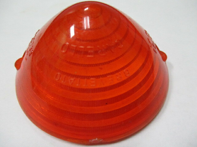 Ferrari 250 Carello amber lens 16.500.717 original NOS & fits some Alfa Romeo