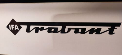 Adesivo auto IFA Trabant 70 cm Trabbi adesivo con logo IFA DDR secchio - Foto 1 di 3
