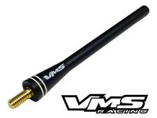 Vms Racing Spc-style Cnc Billet 4.7 White Black Antenna For Chevy Silverado
