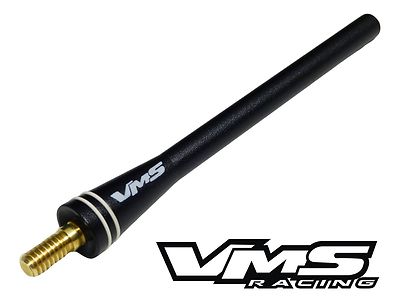 VMS RACING SPC-STYLE CNC BILLET 4.7'' WHITE BLACK ANTENNA FOR CHEVY SILVERADO