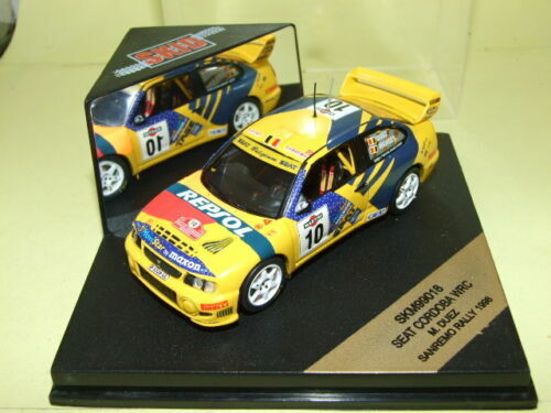 Miniature Voiture SKID VITESSE 1/43 Seat Cordoba WRC Monte Carlo 1999 #9 - Réf SKM99034