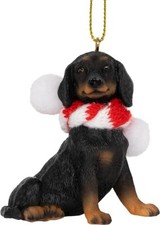 Dachshund Wiener Dog Black Tan Christmas Tree Dogs Lover Ornament