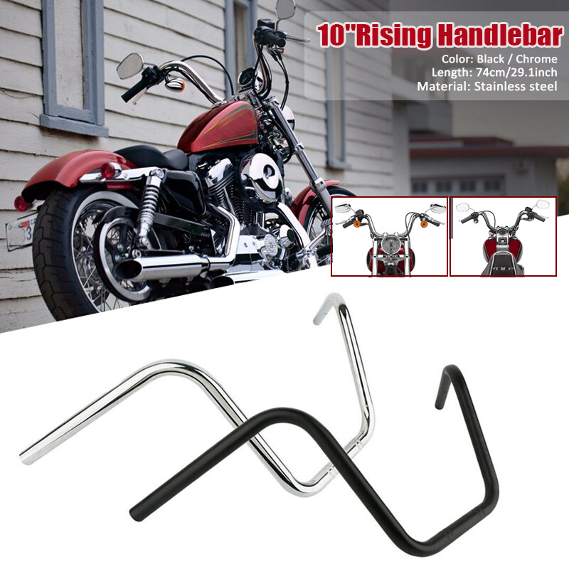 Guidon Drag Z Bar 22 Mm 7/8" / 25 Mm 1" Pour Harley, Honda