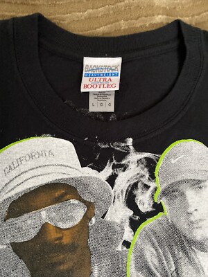 Backstock Co Rap Shirt Up In Smoke Tour Large Dr. Dre Snoop Dogg Eminem Ice Cube