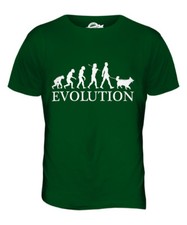 BELGIAN SHEEPDOG EVOLUTION OF MAN MENS T-SHIRT TEE TOP DOG GIFT WALKER WALKING