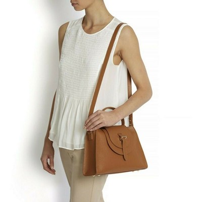 NWT Meli Melo Flavia Crossbody Top handle Bag Chestnut Tan | eBay