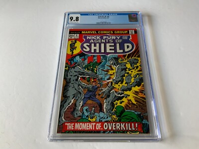 SHIELD 3 CGC 9.8 NICK FURY AGENTS OF SHIELD OVERKILL MARVEL COMIC 1973